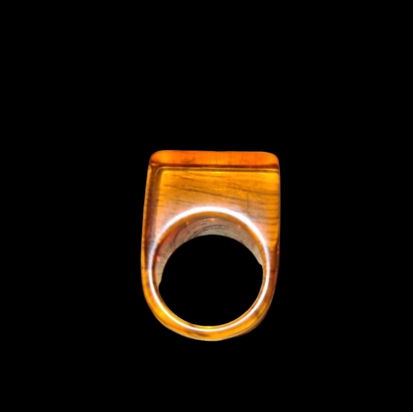 Vintage 70s Plastic Fashion Ring Lot 4 - Picture 3 of 3